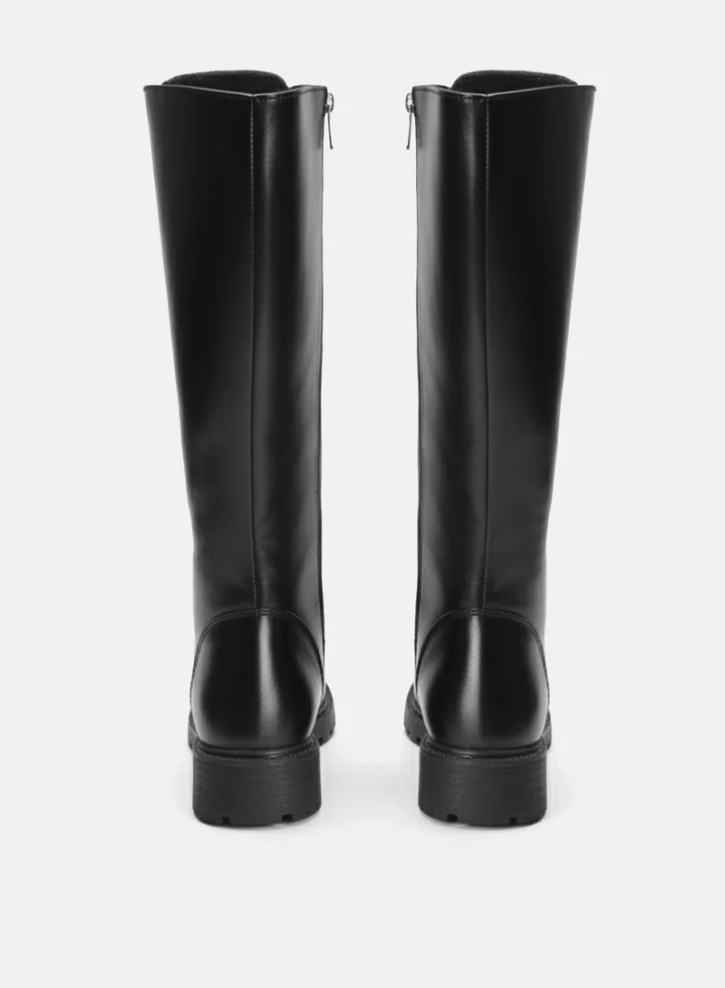 Zoriworld Black Zoriworld Bonnie Black Boots 1.5'' Heel Rubber Sole for Women | Best Price UAE